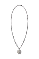 Big shinning basketball necklace