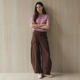 Cargo Cutline Pants_Brown