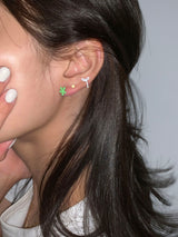 Pastel doodle piercing (Apple green)