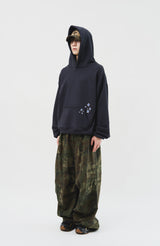 (MADE) Blue Star Softy Hoodie_Charcoal Navy