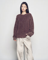 26SS WOMAN DIRTY WASHED WIDE DENIM PANTS