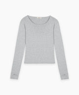 【限定価格】[BELLIDE MADE] クッキー、ストライプフィンガーホールTシャツ