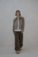 Toning color Oxford western Jacket