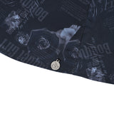REVERSIBLE GRAPHIC BUCKET HAT [BLACK]