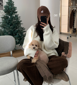 ノピ ベストフィット コーデュロイ バンディング ワイドパンツ