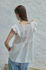 Bird button blouse