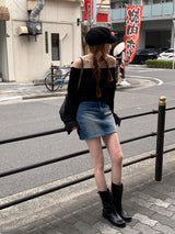 デューンY2Kデニムミニスカート