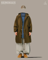 LAB Overfit Hood Fishtail Field Jacket