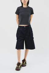 Date Non Fade Bermuda Denim (2color)