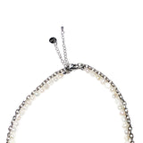 [set] pearl layered necklace