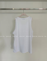 Deep U-neck Unisex Loose Fit Sleeveless