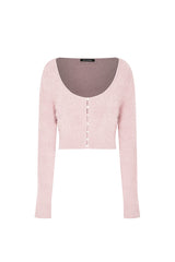 RABITA FUR CARDIGAN pink