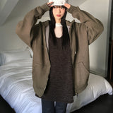Cuyo gradation knitwear layered sleeveless dress