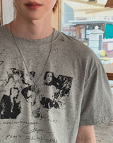 Riot Damage Punk Graphic Short Sleeve T-shirt
