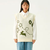 [UNISEX]Star OF Knit Vest