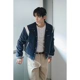 シグネチャーバーシティジャケット(Navy)