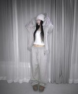 garden set hood zip-up (2colors)