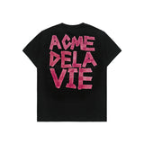 24FW TAPE TYPOGRAPHIC SHORT SLEEVE T-SHIRT BLACK