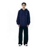 LOOSE FIT PRINT-HOODIE [NAVY]