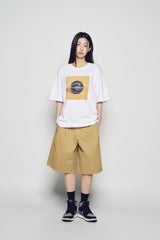 25SS スクエアバスケットボールショートスリーブTシャツ ホワイト