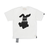 'RABBIT CLUB' OVERSIZED TEE_WHITE