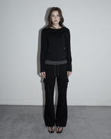Jagiya Crew Neck Long Sleeve Black