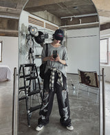 [LAN ARCHIVE] Destroyed Wide Denim Pant
