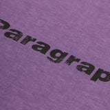 ウォッシュ加工サークルロゴTシャツ - PURPLE