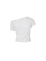ドレープTシャツ (アイボリー)