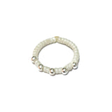 [CCNMADE] PARAFFIN 5 Silver Ring (White)