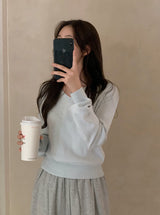 FM Daily Basic V-neck Knit (10color)