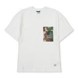 Camouflage Pocket Semi-oversized T-shirts White