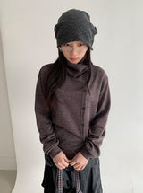 Silteto Button Collar Knit Cardigan