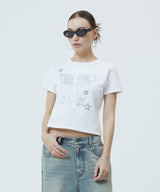 アンロッククロップTシャツ_ホワイト