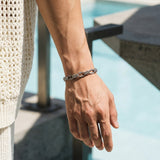 シルバー ノット リンク ブレスレット