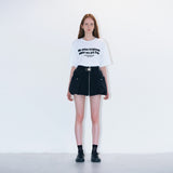 Box tied tee white
