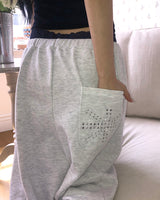 ハノン スタッズド ワイド トレーニング パンツ