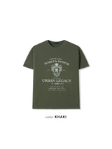 スリムレトロスクリプト半袖Tシャツ (3color) (No.963)
