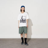 FMACM パンダプリント ソロナ クールフィール 速乾 半袖 Tシャツ