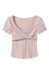 Twist lace set top 231166264