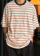 Dangara Stripe Stella Short Sleeve 2COLOR
