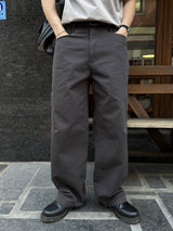 Adel cut line washing wide pants