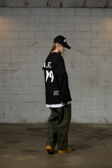 ARI LONG SLEEVE JERSEY T-SHIRT / BLACK