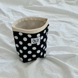 classic pouch_dot middle black