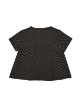 Dot Flared Tee (Brown)
