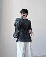 ロイヤルピグメントメッシュニット