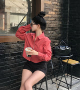 [BELLIDE MADE] 7 colors, daily standard cropped shirt