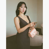 Olivia Dress in Espresso