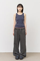 (W) Moto Stud Sleeveless