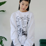 ラブキャッツスウェットシャツ (LIGHT GRAY)